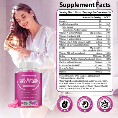 NaturePulsed Biotin Gummies